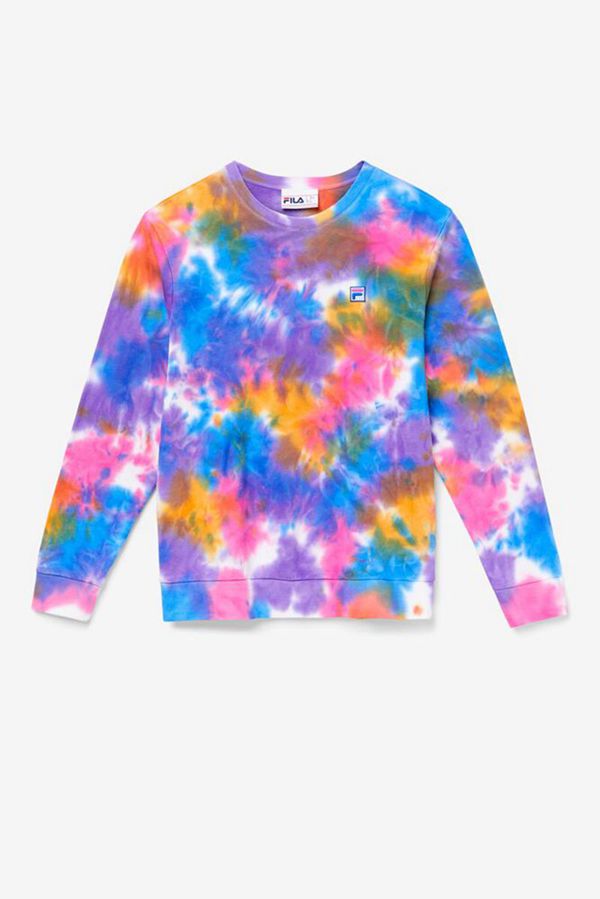 Sudaderas Fila Hombre Multicolor - Jamie Tie Dye Crewneck - España 368094ZVN